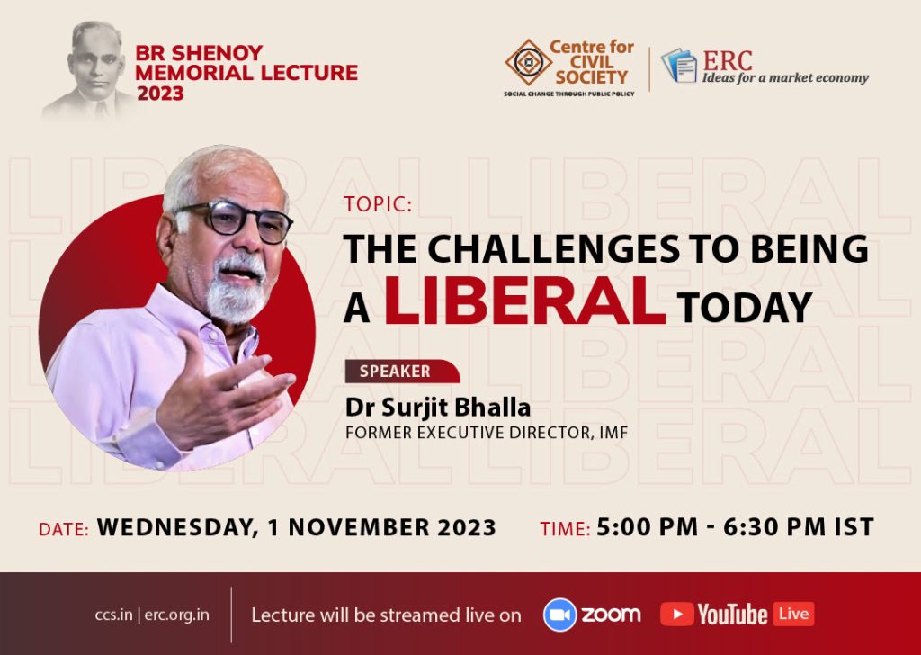 BRS Memorial Lecture 2023 by Dr. Surjit Bhalla